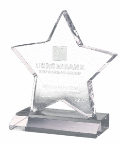 Стеклянный приз Звезда