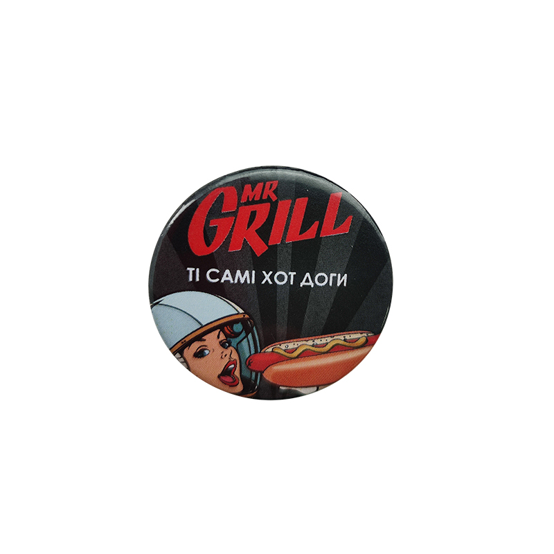 Значок вальцований